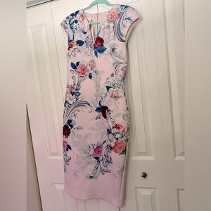 NWT Ted Baker Floral Midi Pencil Dress